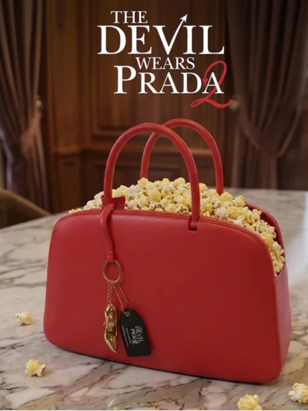 NWT Devil Wears Prada Handbag Popcorn Bucket
